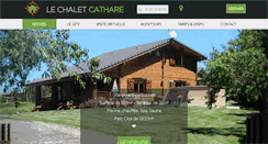 Desktop Screenshot of lechaletcathare.fr